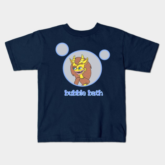 bubble bath Kids T-Shirt by Blaze_Belushi